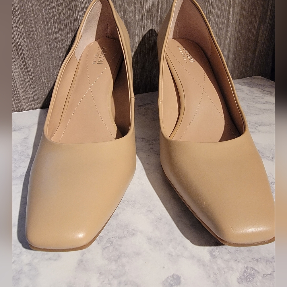 Alfani Step N' Flex Tarah Square Toe pumps nude - 11